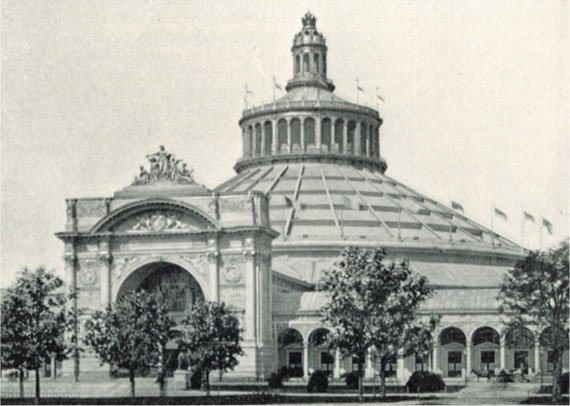 Rotunde, built in the Vienna Prater for the 5th World Expo in 1873